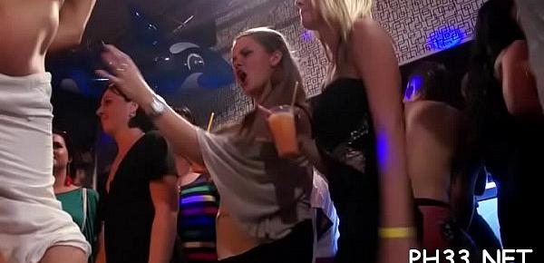  2 blonde cute waiters leaking puss and fucking one whore wildly